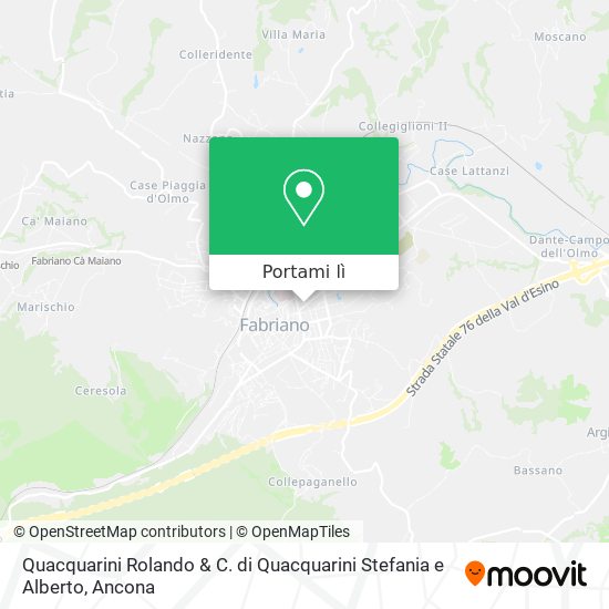 Mappa Quacquarini Rolando & C. di Quacquarini Stefania e Alberto