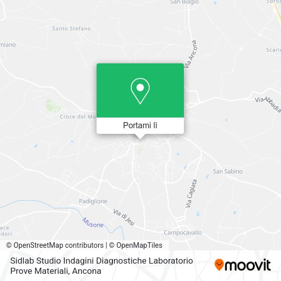 Mappa Sidlab Studio Indagini Diagnostiche Laboratorio Prove Materiali