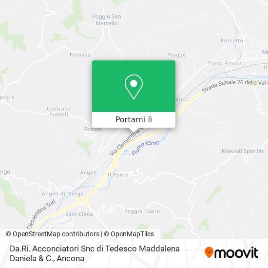 Mappa Da.Ri. Acconciatori Snc di Tedesco Maddalena Daniela & C.