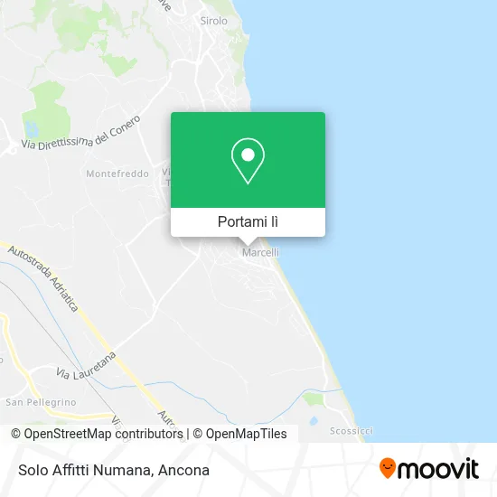 Mappa Solo Affitti Numana