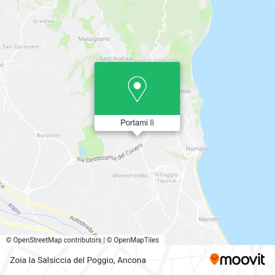 Mappa Zoia la Salsiccia del Poggio