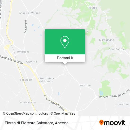 Mappa Flores di Floresta Salvatore