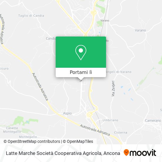 Mappa Latte Marche Società Cooperativa Agricola