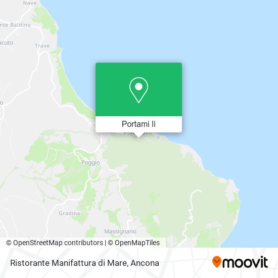 Mappa Ristorante Manifattura di Mare