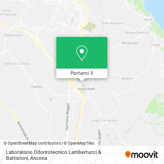 Mappa Laboratorio Odontotecnico Lambertucci & Battistoni