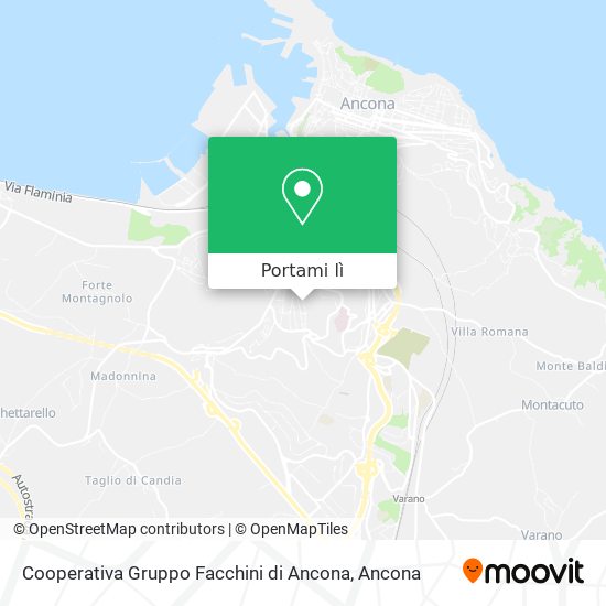 Mappa Cooperativa Gruppo Facchini di Ancona