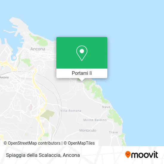 Mappa Spiaggia della Scalaccia