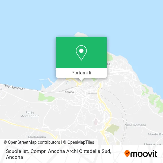Mappa Scuole Ist. Compr. Ancona Archi Cittadella Sud