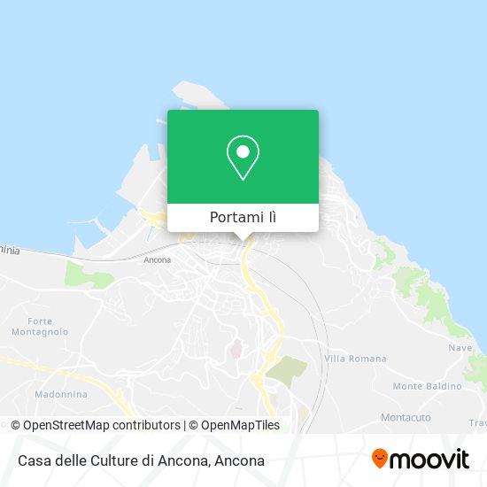 Mappa Casa delle Culture di Ancona