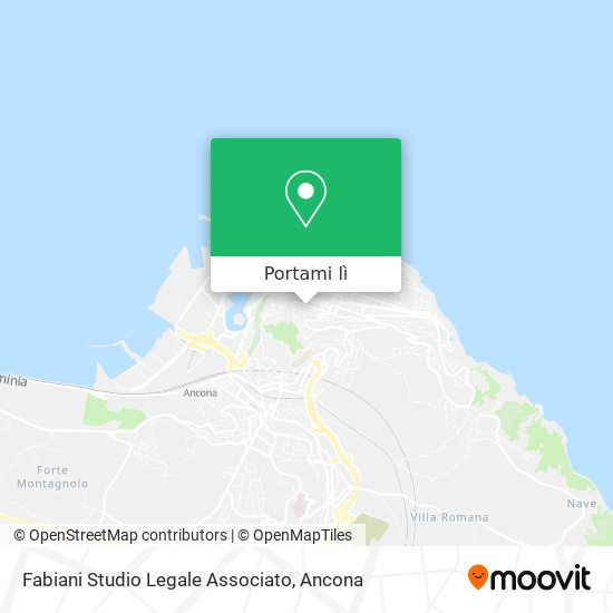 Mappa Fabiani Studio Legale Associato