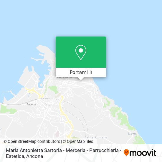 Mappa Maria Antonietta Sartoria - Merceria - Parrucchieria - Estetica