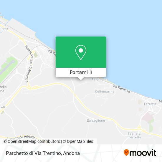 Mappa Parchetto di Via Trentino