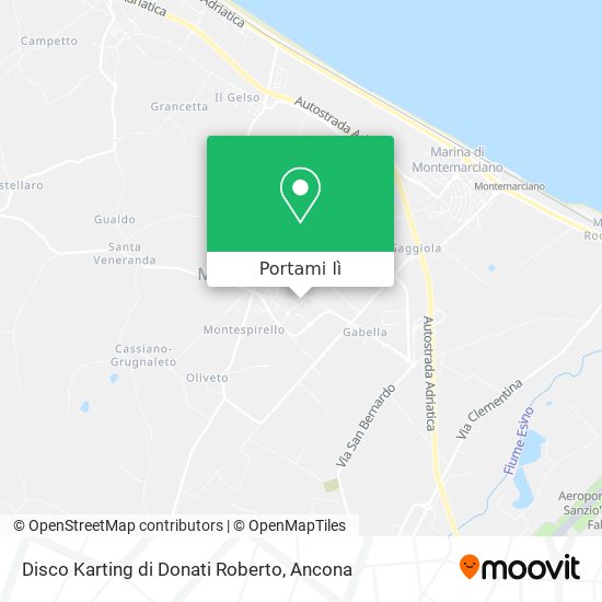 Mappa Disco Karting di Donati Roberto