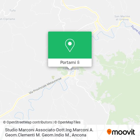 Mappa Studio Marconi Associato-Dott.Ing.Marconi A. Geom.Clementi M. Geom.Indio M.