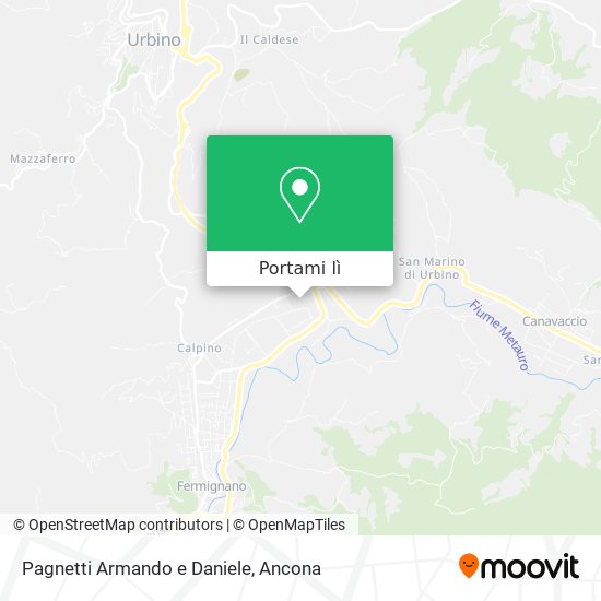 Mappa Pagnetti Armando e Daniele