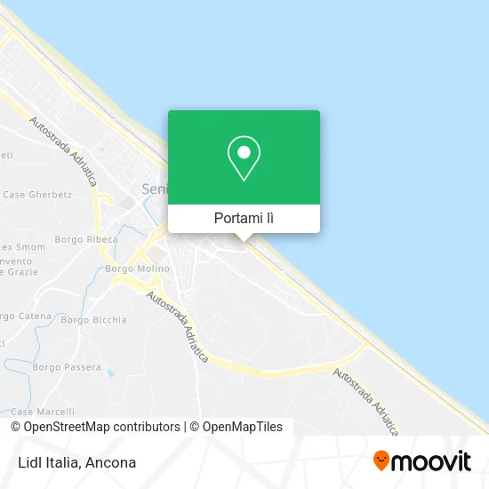 Mappa Lidl Italia