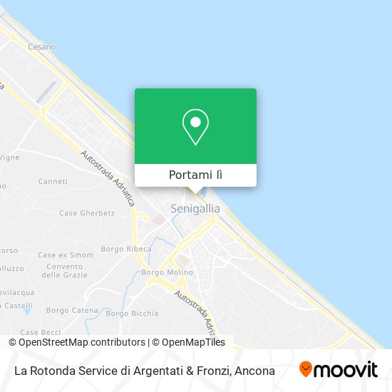 Mappa La Rotonda Service di Argentati & Fronzi
