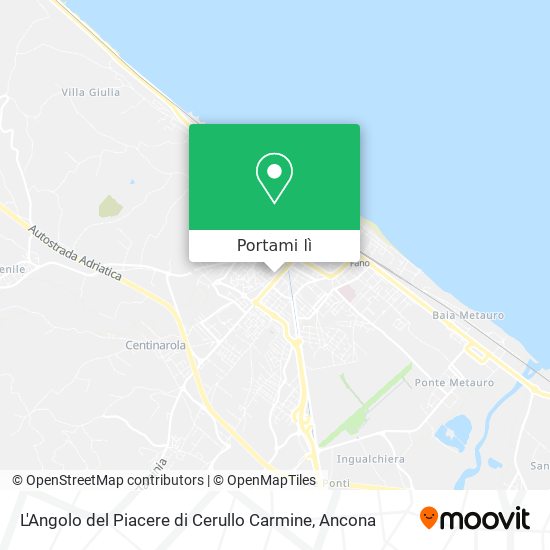 Mappa L'Angolo del Piacere di Cerullo Carmine