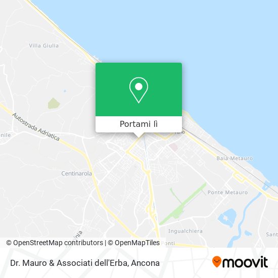 Mappa Dr. Mauro & Associati dell'Erba