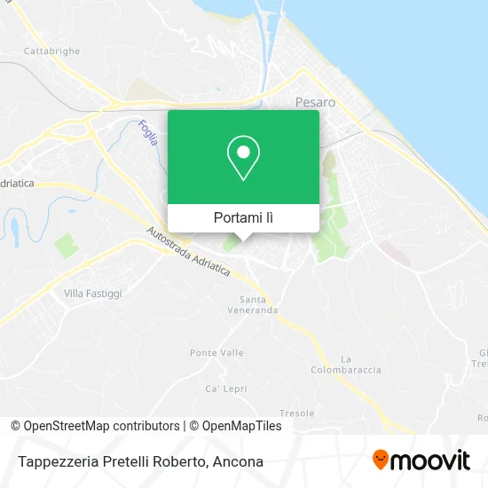 Mappa Tappezzeria Pretelli Roberto