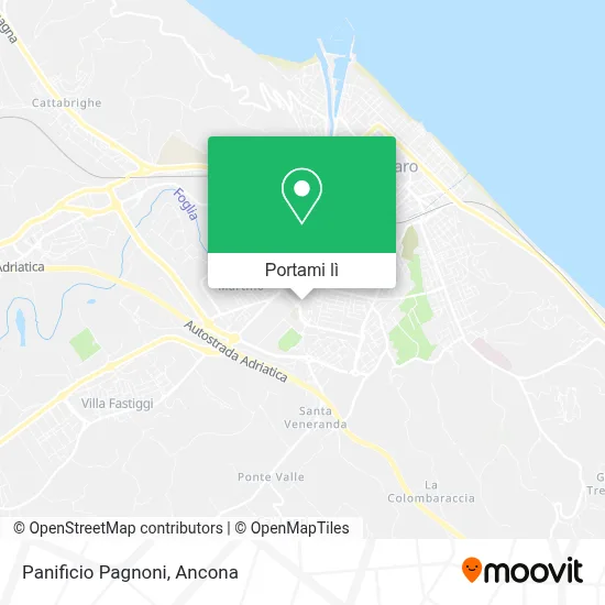 Mappa Panificio Pagnoni