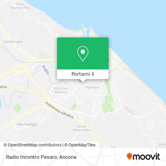 Mappa Radio Incontro Pesaro