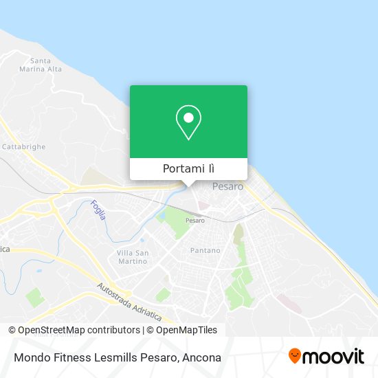 Mappa Mondo Fitness Lesmills Pesaro