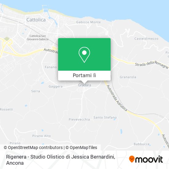 Mappa Rigenera - Studio Olistico di Jessica Bernardini