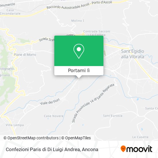 Mappa Confezioni Paris di Di Luigi Andrea