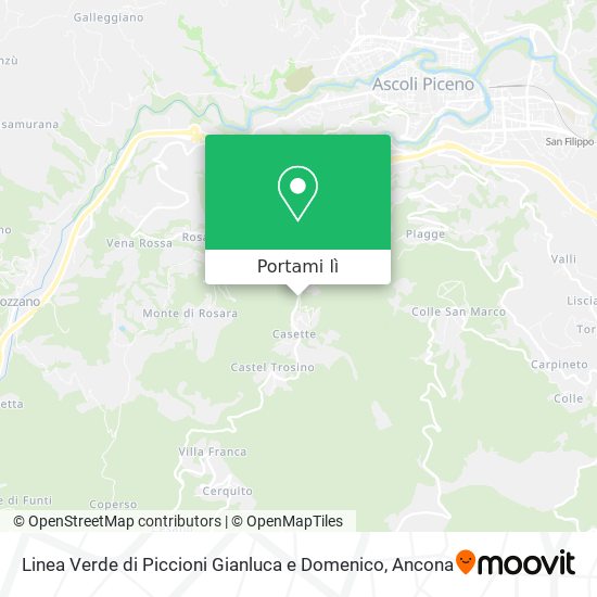 Mappa Linea Verde di Piccioni Gianluca e Domenico