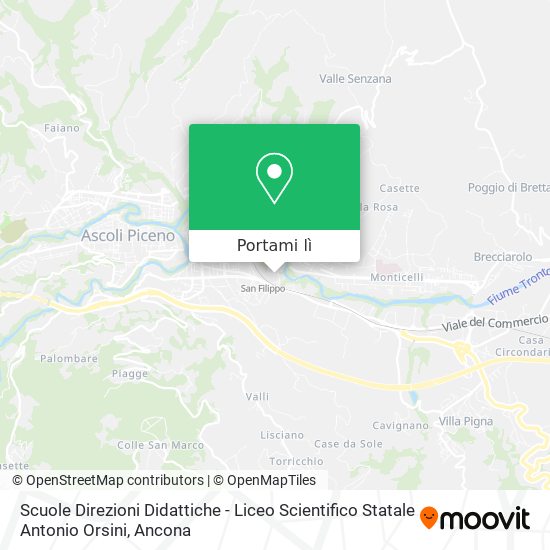 Mappa Scuole Direzioni Didattiche - Liceo Scientifico Statale Antonio Orsini