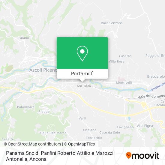 Mappa Panama Snc di Panfini Roberto Attilio e Marozzi Antonella