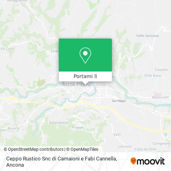 Mappa Ceppo Rustico Snc di Camaioni e Fabi Cannella