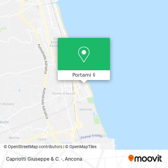 Mappa Capriotti Giuseppe & C. -