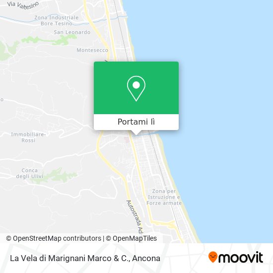 Mappa La Vela di Marignani Marco & C.