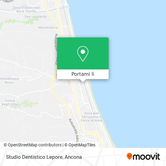Mappa Studio Dentistico Lepore