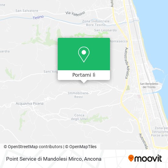 Mappa Point Service di Mandolesi Mirco