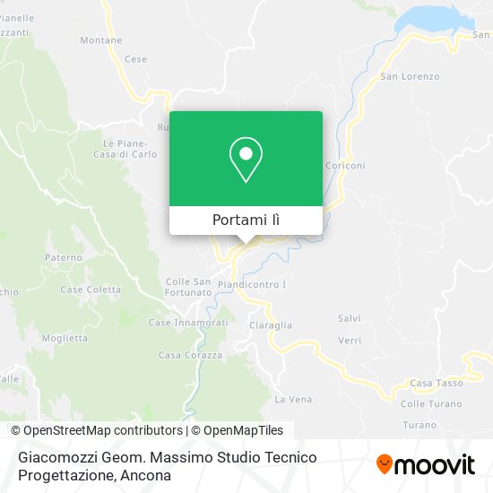 Mappa Giacomozzi Geom. Massimo Studio Tecnico Progettazione