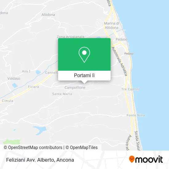 Mappa Feliziani Avv. Alberto