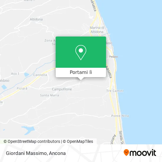 Mappa Giordani Massimo