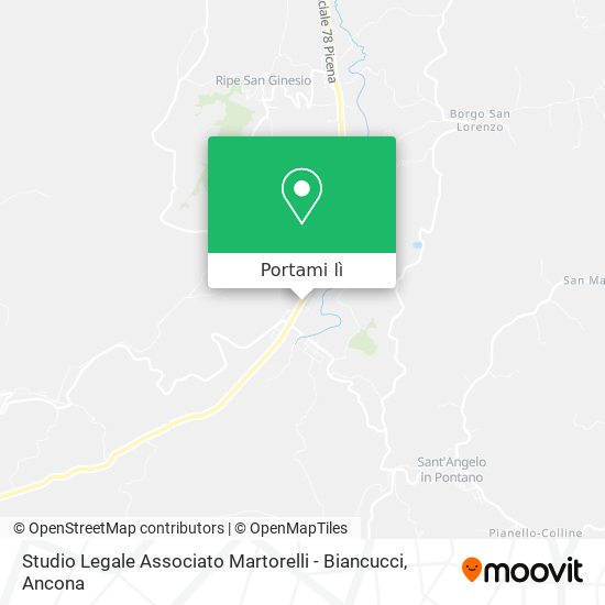 Mappa Studio Legale Associato Martorelli - Biancucci