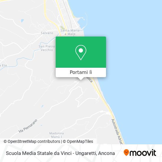 Mappa Scuola Media Statale da Vinci - Ungaretti