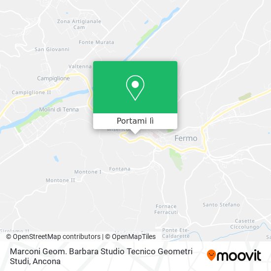 Mappa Marconi Geom. Barbara Studio Tecnico Geometri Studi