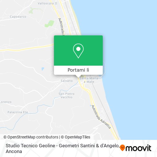 Mappa Studio Tecnico Geoline - Geometri Santini & d'Angelo