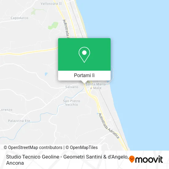 Mappa Studio Tecnico Geoline - Geometri Santini & d'Angelo