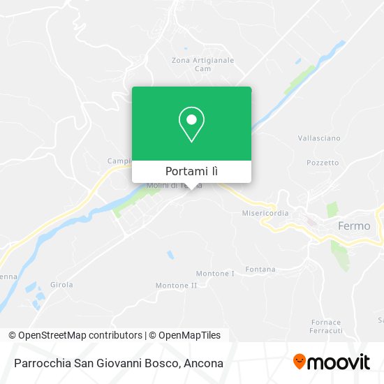 Mappa Parrocchia San Giovanni Bosco