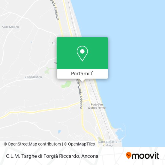 Mappa O.L.M. Targhe di Forgià Riccardo
