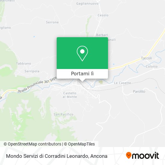 Mappa Mondo Servizi di Corradini Leonardo