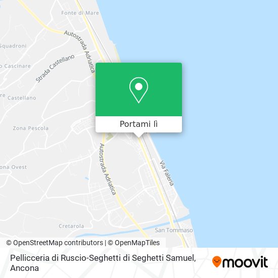 Mappa Pellicceria di Ruscio-Seghetti di Seghetti Samuel
