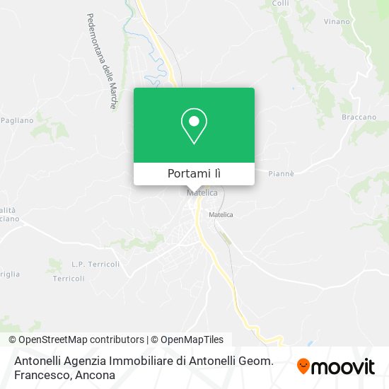Mappa Antonelli Agenzia Immobiliare di Antonelli Geom. Francesco